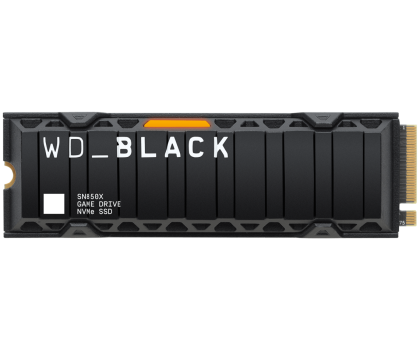 Dysk wewnętrzny Sandisk 1TB M.2 PCIe Gen4 NVMe Black SN850X Heatsink